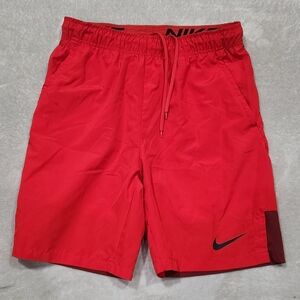 Nike Men's Vibrant Red Athletic Shorts